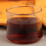 357g Certified Organic Yunnan Seven Tea Cake, Eight-Year-Old Pu'er Ripe Tea