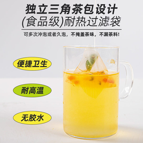 Strawberry, Green Orange, Passion Fruit Tea Freeze-Dried Fruit Tea Bags Summer