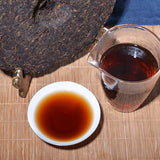 2002 Yunnan Bulang Gongting Ripe Puerh 357g Golden Buds