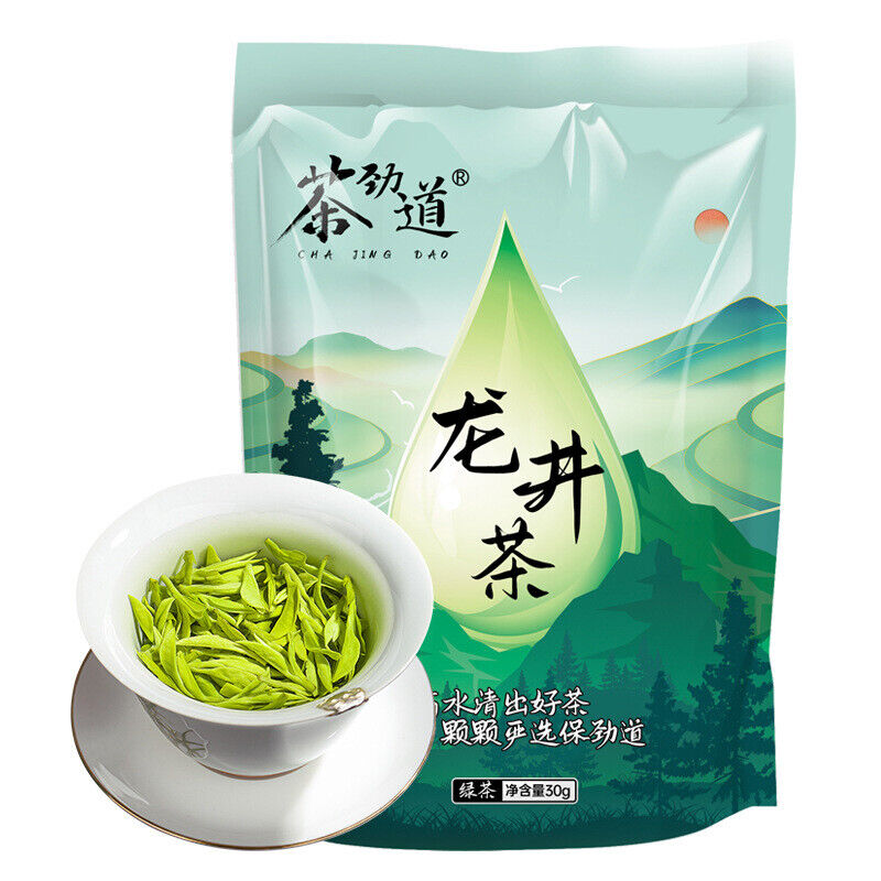 Mingqian Longjing Tea New Tea Bagged Loose Tea Fragrant Green Tea 30g