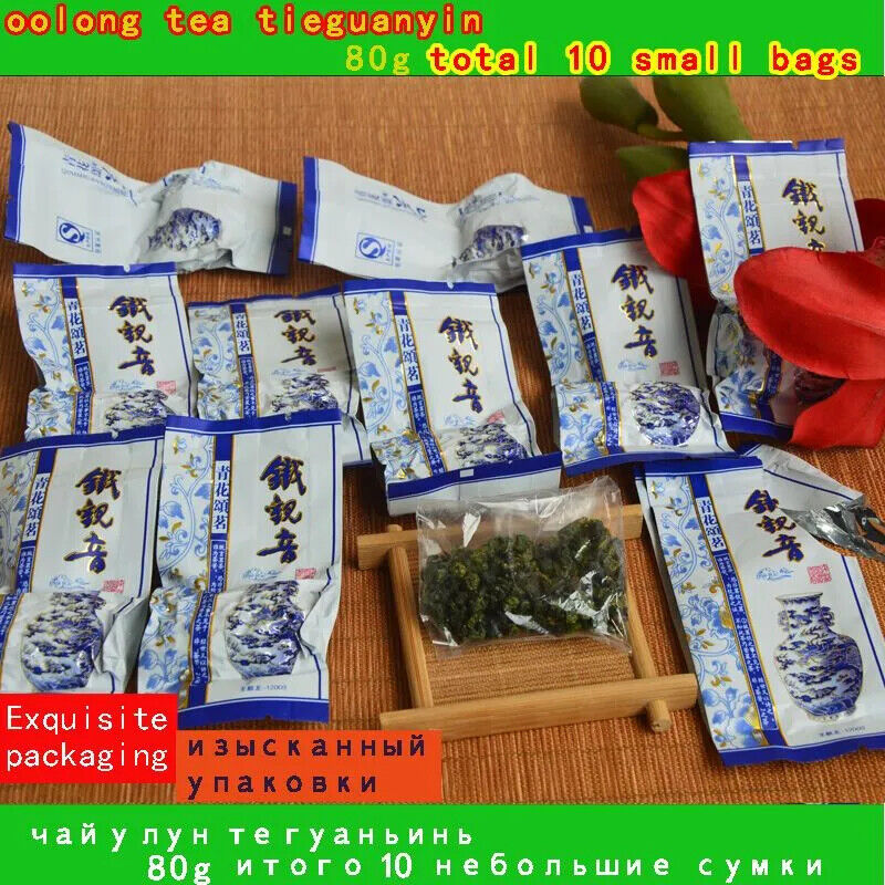 Top Grade Oolong Tea Vacuum TieGuanYin Tea Organic Natural Health Care 80g Secondary image