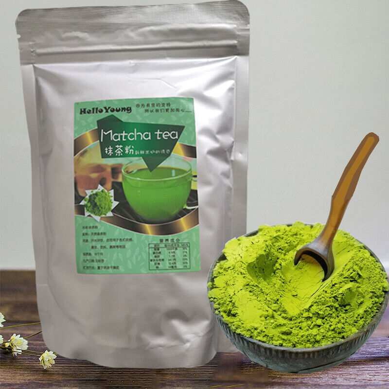 Matcha Green Tea Caffeine LTheanine No Sugar Added Weight Loss 250g/8.8oz Secondary image
