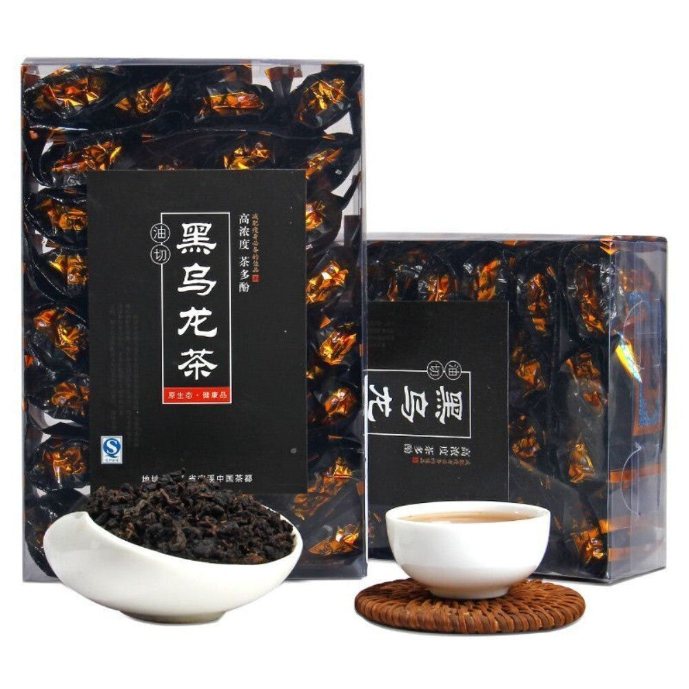Japanese Grade A Black Oolong Tea Charcoal Roasted Rich Fat Burning Main image