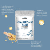 Googeer Hyaluronic Acid Powder Skin Hydration Joint Vegan