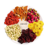 100g/box Rose Jasmine Roselle Chrysanthemum Wolfberry Flower Tea, Herbal Tea