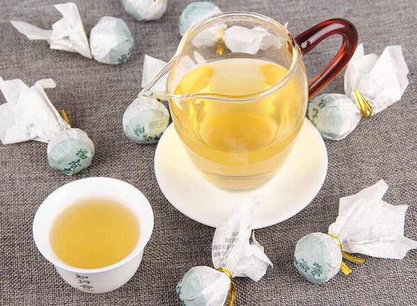 Glutinous Rice Fragrance Pu'er Raw Tea Dragon Pearl 500g Pu'er Tea Tuocha