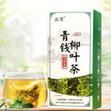 Green willow healthy tea Autumn blood sugar tea Herbal tea Quini leaf Sallow