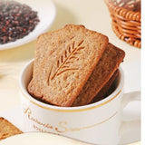 Whole Wheat Biscuit Black Grain Flavor Crisp Snack Delicious Treat