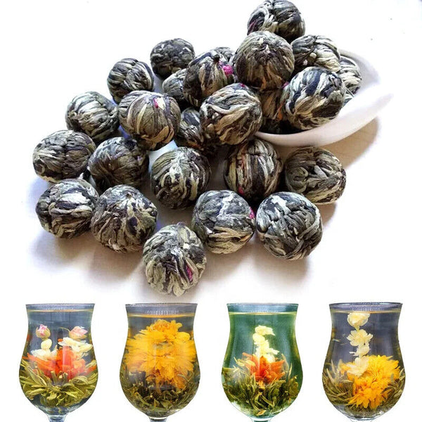 Organic Green Tea Base Blooming Flowering Tea Art Tea Ball Flowering Tea 20pcs