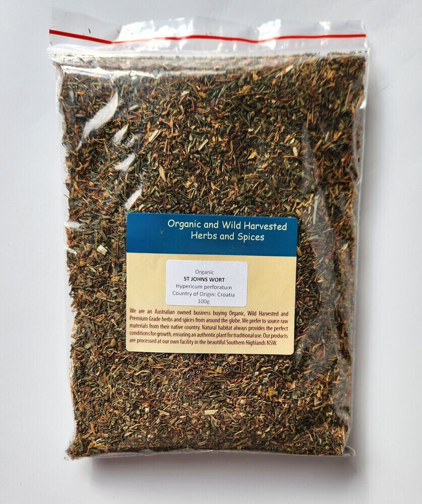 ST JOHNS WORT ORGANIC HERBAL TEA 100g Hypericum perforatum Main image
