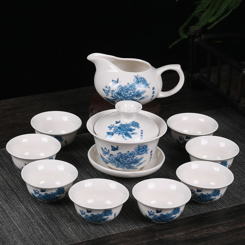 Drinkware Chinese Kung Fu Tea Set Purple Clay Ceramic Binglie Tea Pot & Tea Cup