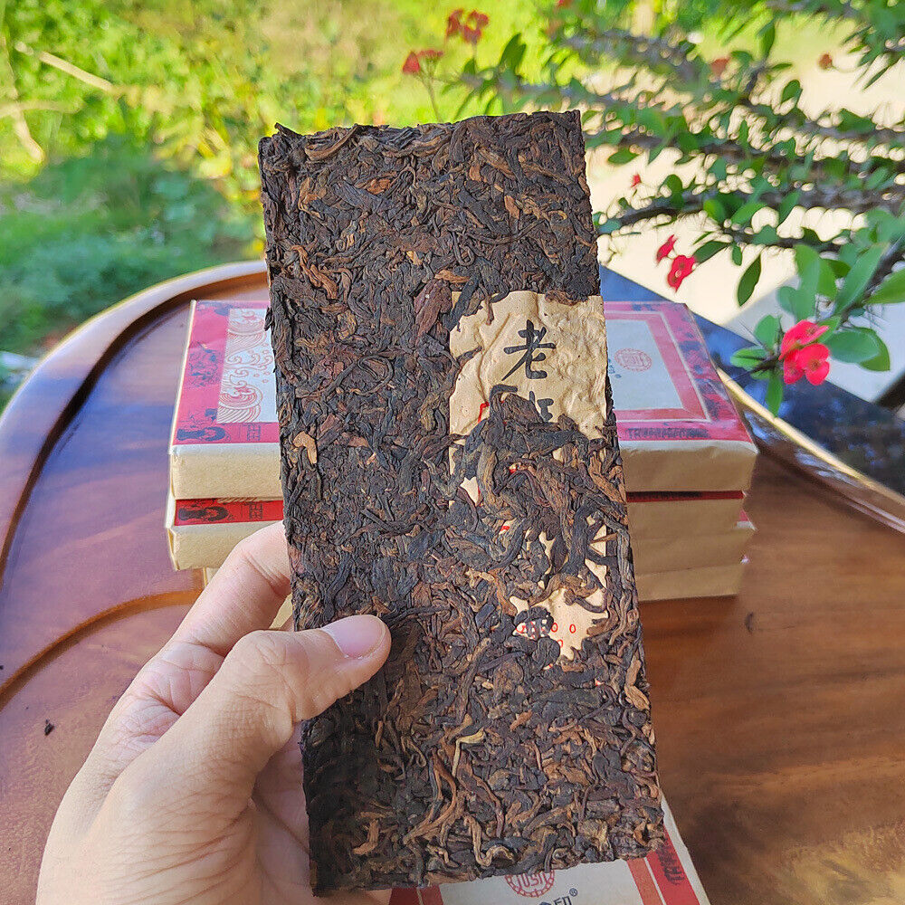 200g Laobanzhang Pu'er Tea Mature Tea Pu'er Tea Bricks Yunnan Aged Old Pu'er Tea Secondary image