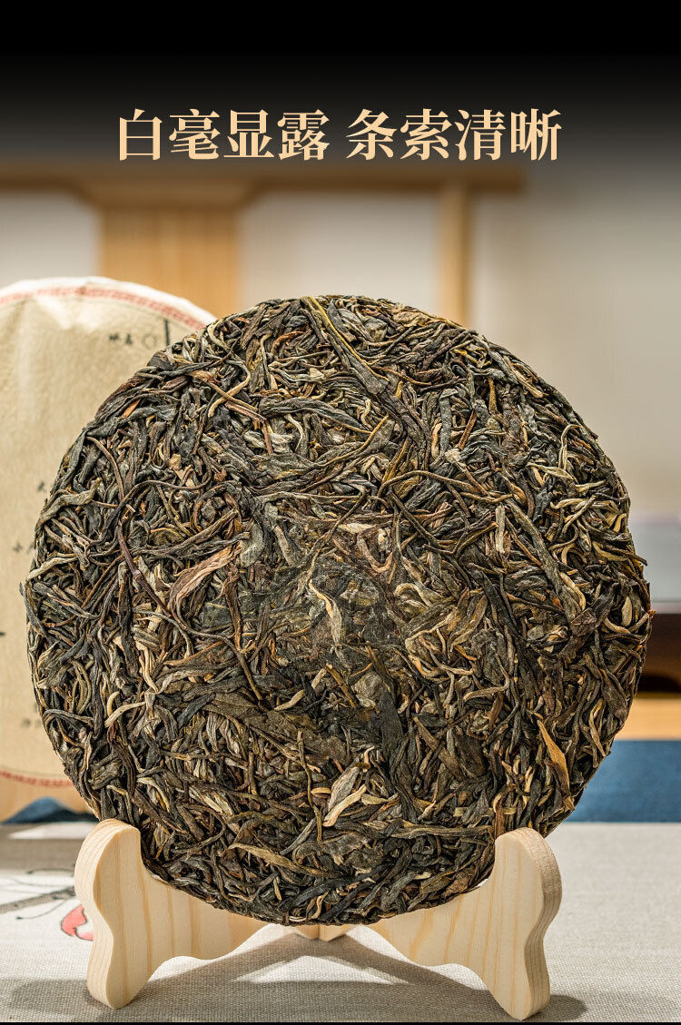357g Understood Pu'er Raw Tea Yunnan First Spring Ancient Tree Pu'er Cake Tea