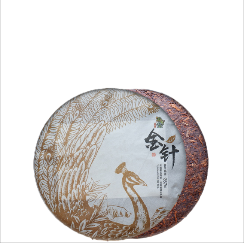 Yunnan Puerh Tea Puerh Ripe Tea Cake Aged Golden Needle 357g/12.59oz