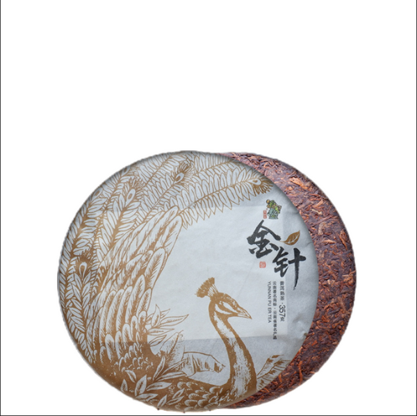 Yunnan Puerh Tea Puerh Ripe Tea Cake Aged Golden Needle 357g/12.59oz