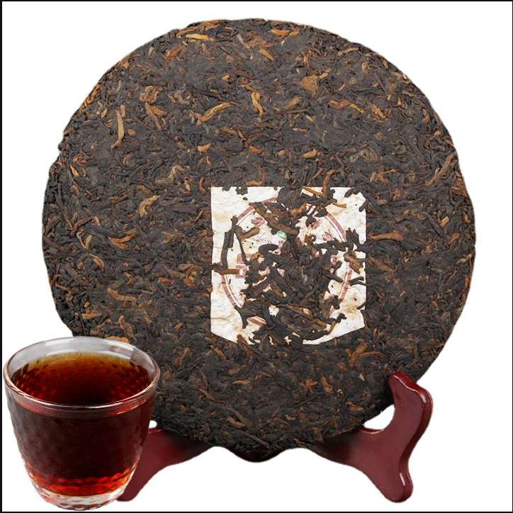 Pu'er Tea Factory Cloud Buds Pu'er Tea Ripe Tea Cake Yunnan Qizi Cha 400g/14.1oz