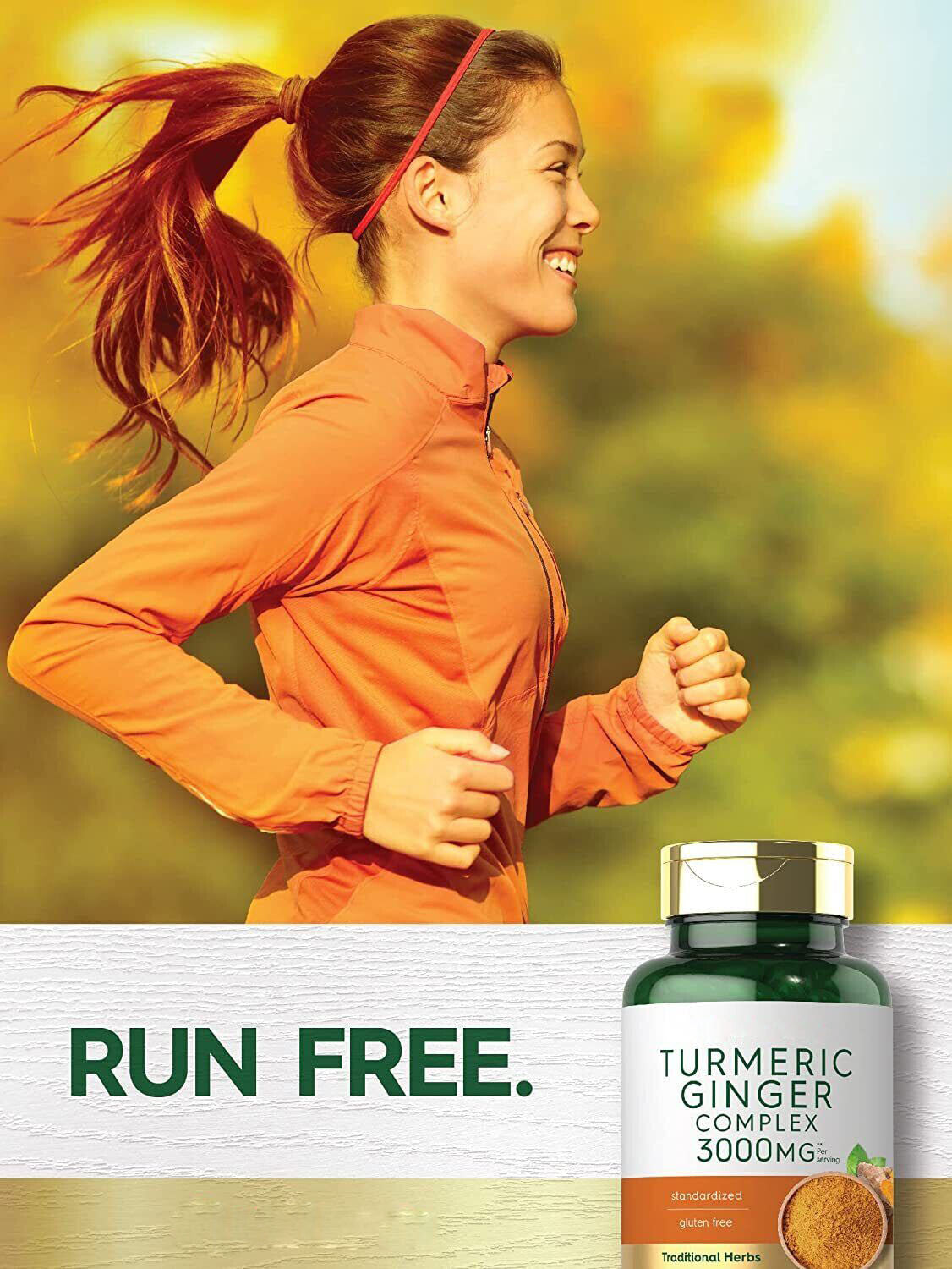 Turmeric Curcumin & Ginger Complex 3000mg | 120 Softgels | by Carlyle Secondary image