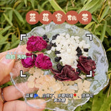 Blueberry Peach Fruit TeaHigh-value fruitsEye careBeauty and beautyFloral tea