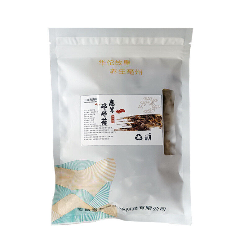 50g Dried Velvet Antler Mushroom Fragments Natural Unsulphured for Soup