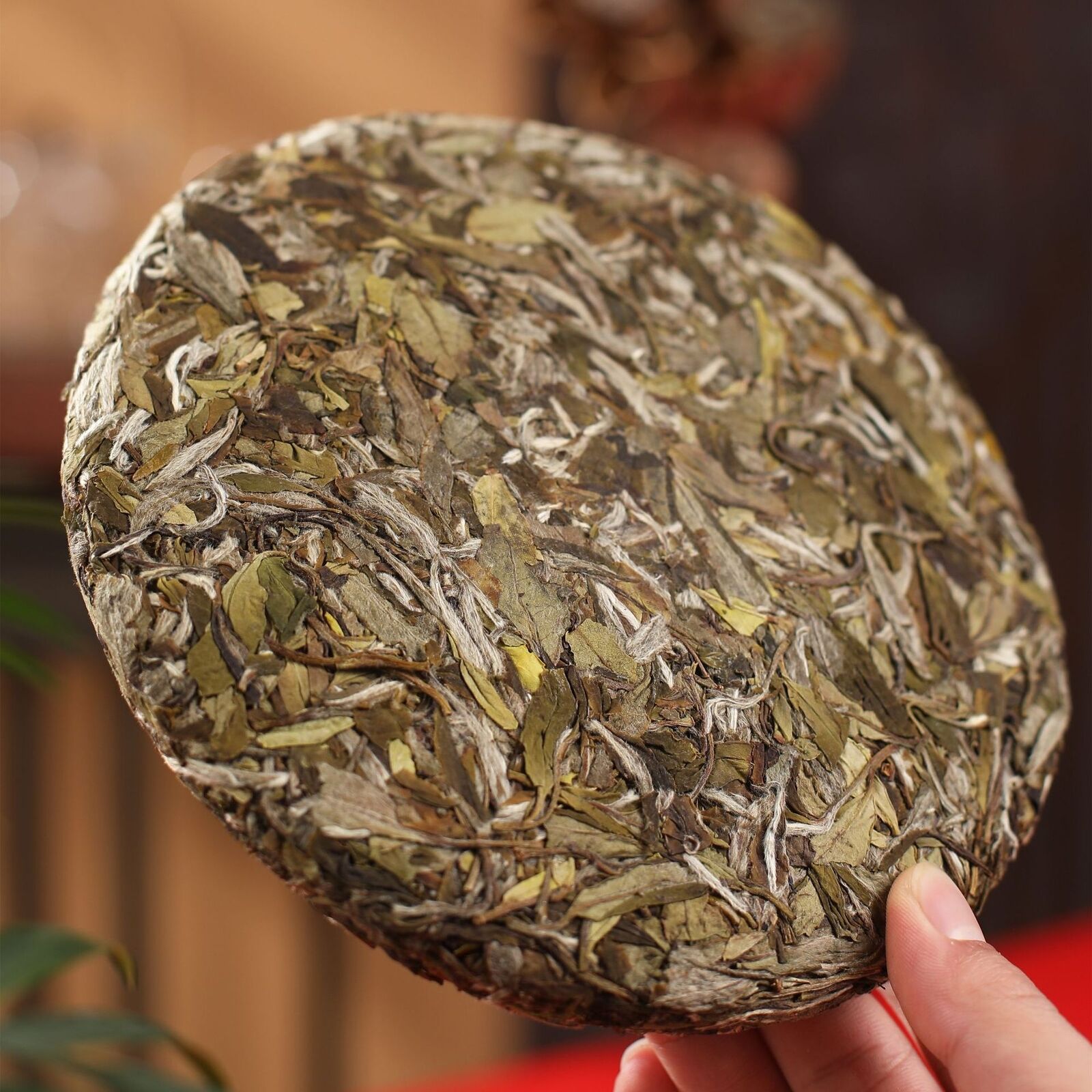 300g Fuding White Tea Peony King Old White Tea Cake High Mountain Aged Wild Tea Secondary image