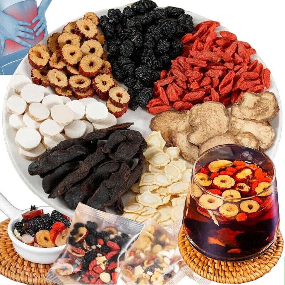 Ginseng Six Treasure Kidney Tea Chinese Herbal Blend Premium Wellness Support Main image