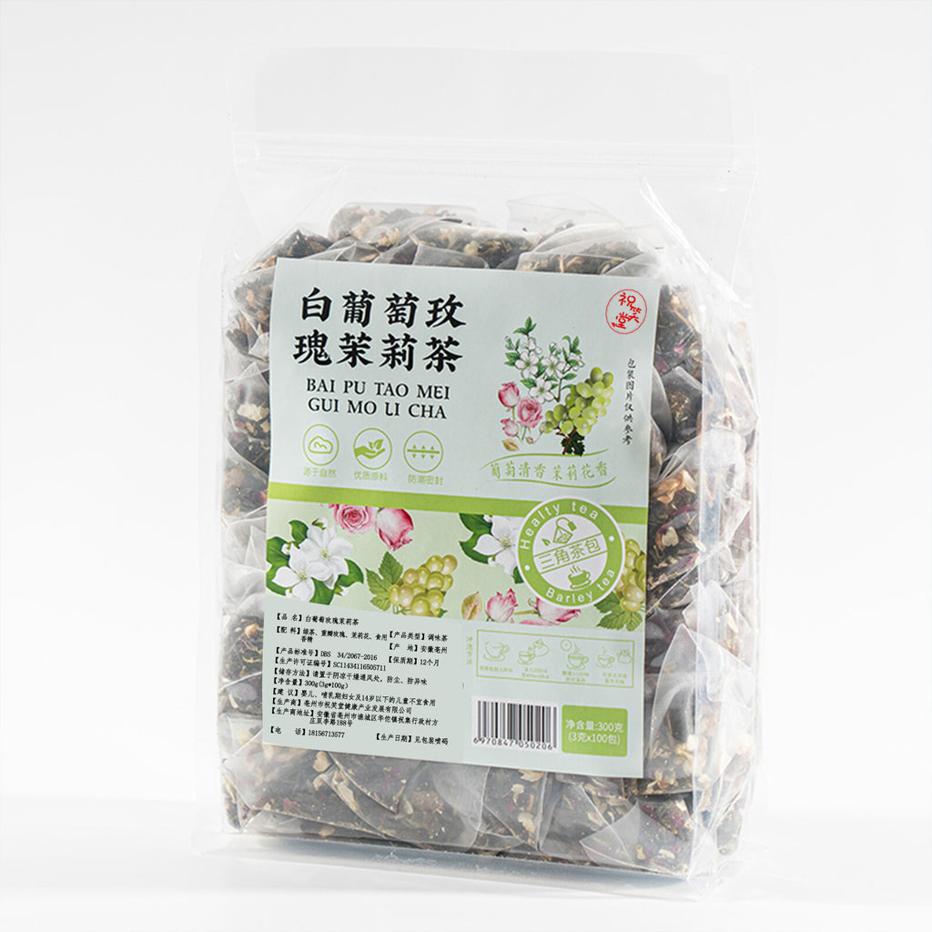 White Grape Rose Jasmine Tea – Fragrant Green Tea Cold Brew Bags