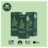 100% Support Lung Cleanse Mullein Leaf Extract Drops All-natural Ingredients
