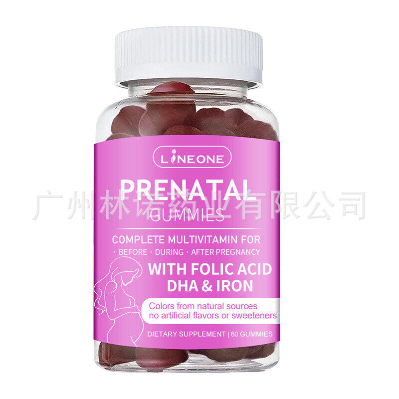 PRENATAL GUMMIES ,MULTI and DHA,FOLATE｜60 Gummies