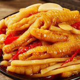 Spicy&Sour Boneless Chicken Feet Lemon Pickled Pepper Chicken Feet Snacks 酸辣无骨鸡爪