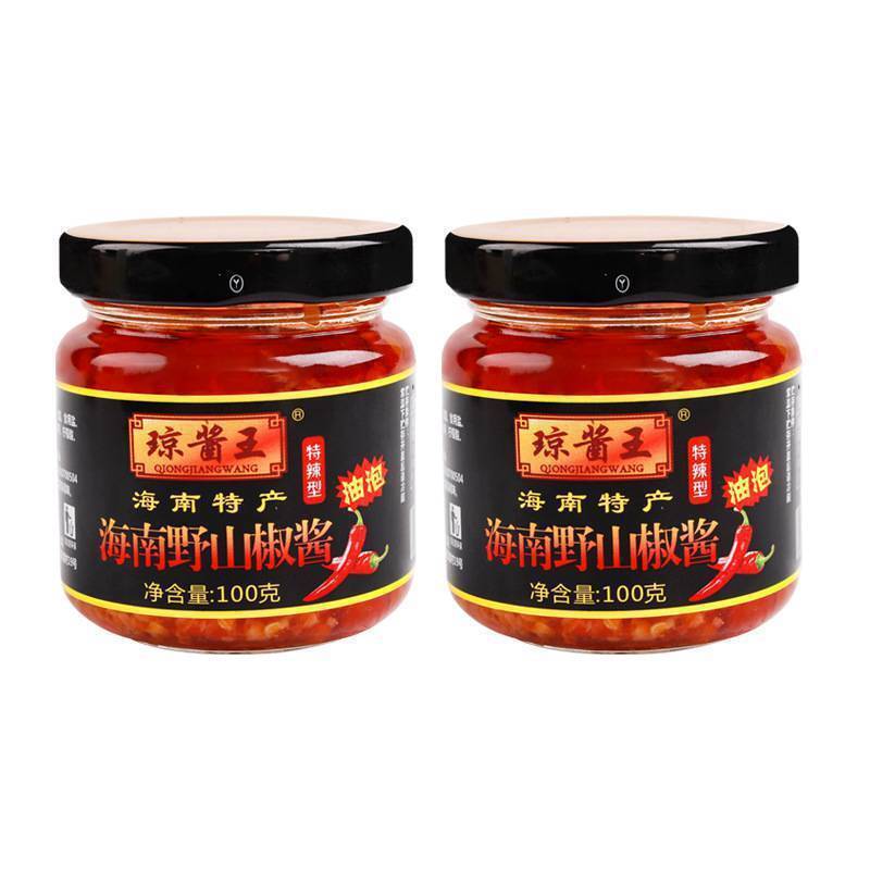 Qiongjiangwang Wild Mountain Pepper Chili Sauce Super Spicy Garlic Flavored