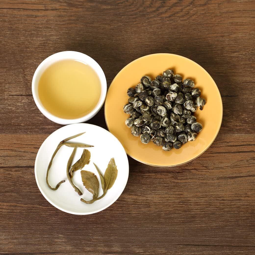 50g Nonpareil Supreme Jasmine Pearls Tea Jasmine Tea Loose Leaf Green Tea