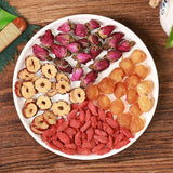 Longan Red Date Goji Tea + Rose 10-Treasure Blend - Chinese Herbal Tea