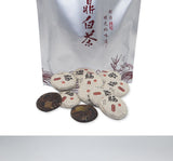 500G Fuding white tea shoumei gold coin white tea round cake 1 capsule 1 bubble