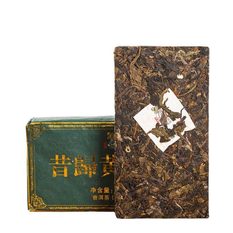 Additive-Free Yunnan Pu'er Tea Sheng Brick Xigui Golden Leaf Tea Tree King 1000g Secondary image