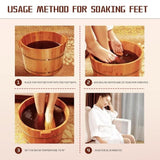 Ginger Mugwort Foot Soak 30 Pack 900g Natural Herbal Spa Premium Blend