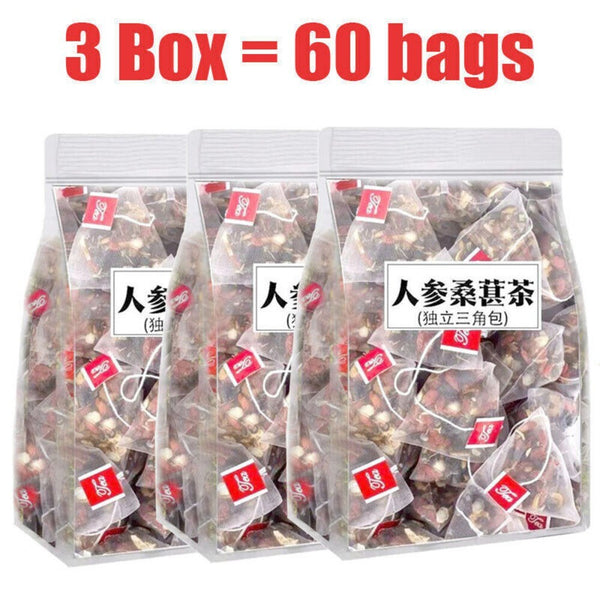 Five Flavors Goji Berry Tea Mens Essentials Wolfberry Relieve Fatigue Energy Tea