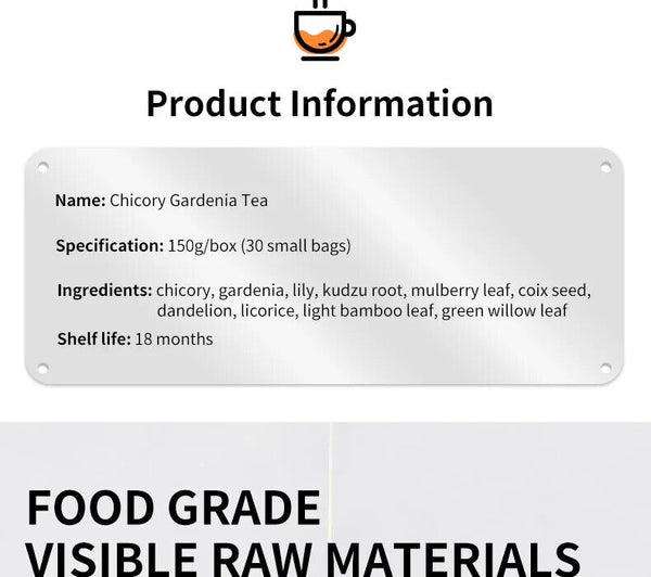 Chicory Gardenia Tea Healthy Herb Tea Bag 150g/30 Bags