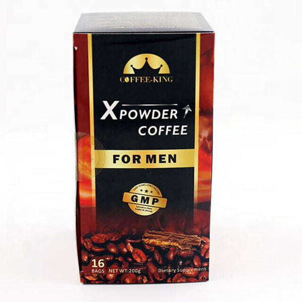 Man X Power Coffee Maca Enlargement Instant Natural Herba Power Coffee 10g*20bag