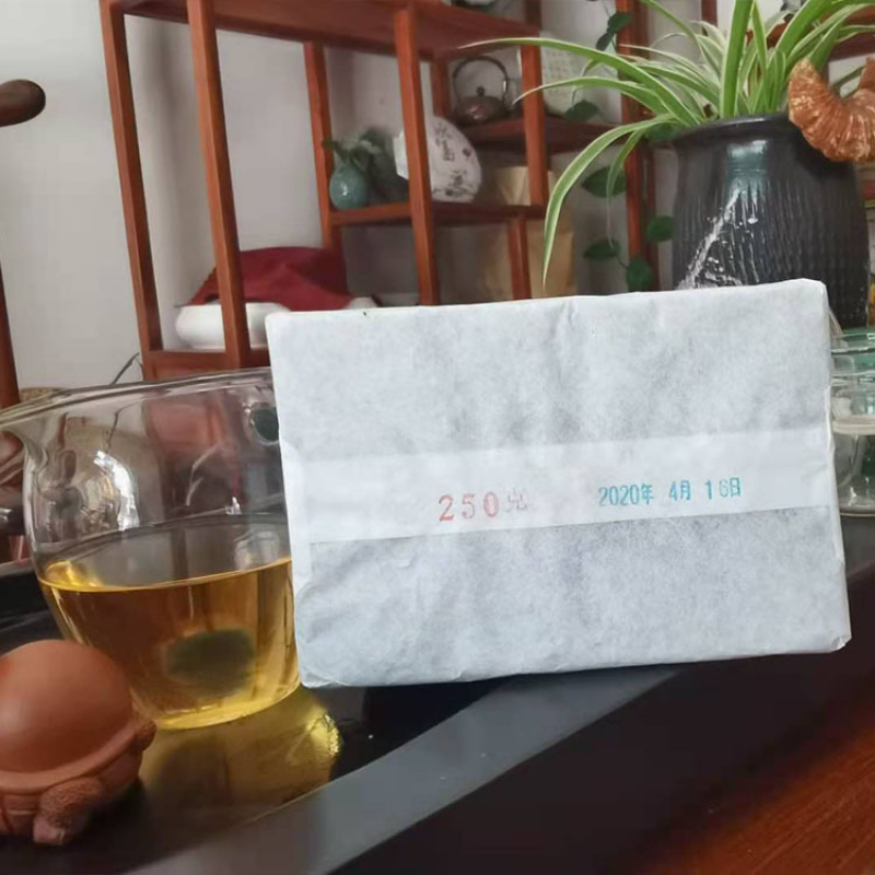 Golden Brick Ancient Tree Golden Leaf Pinghe Ancient Tree Tea Pu-erh Tea Raw Pu