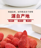 Bulk Freeze-Dried Strawberry Crisps Instant Snack Office Pack 200g/500g