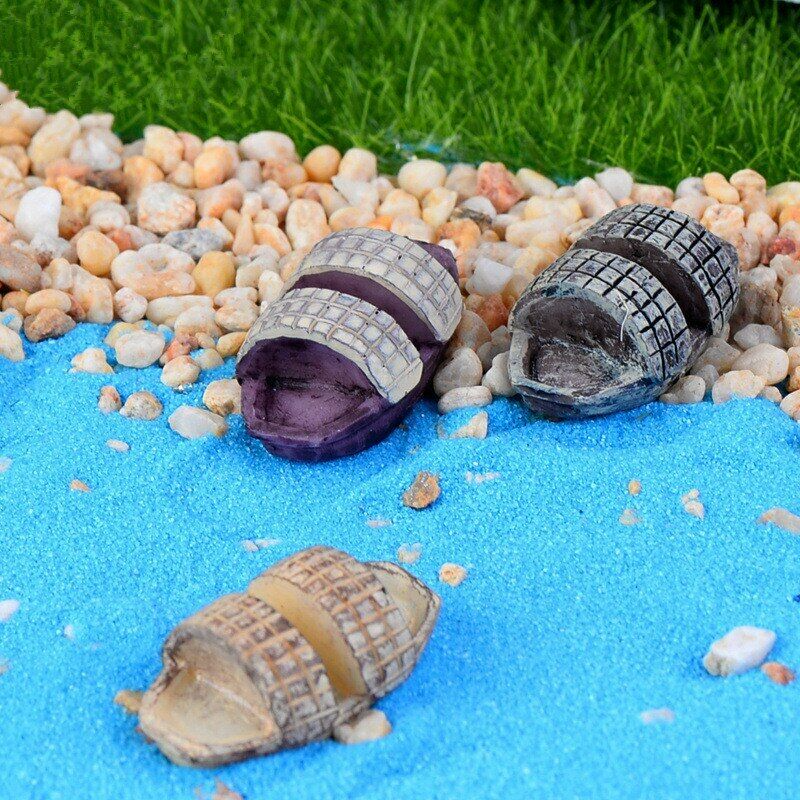 Mini 4pcs Garden Deco Creative Handicrafts Umbrella Boats Decoration Supplies