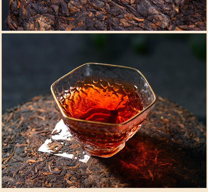 Yunnan Pu'er Ripe Tea Cake Bulang Mountain 300g Old Tree Tea Pu'er
