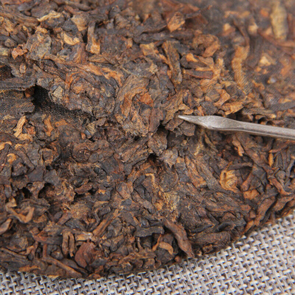 YunnanTop Menghai Ripe Pu'er Tea Cake Classic Tea Chinese Slimming Tea 200g