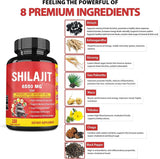 SHILAJIT 6550mg COMPLEX Healthy Aging Memory Brain Function Immune System 150C
