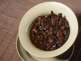 357g/Cake Yunnan Pu'er Tea Cooked Tea Cake Yunnan Qizi Cake Tea Pure Ingredients