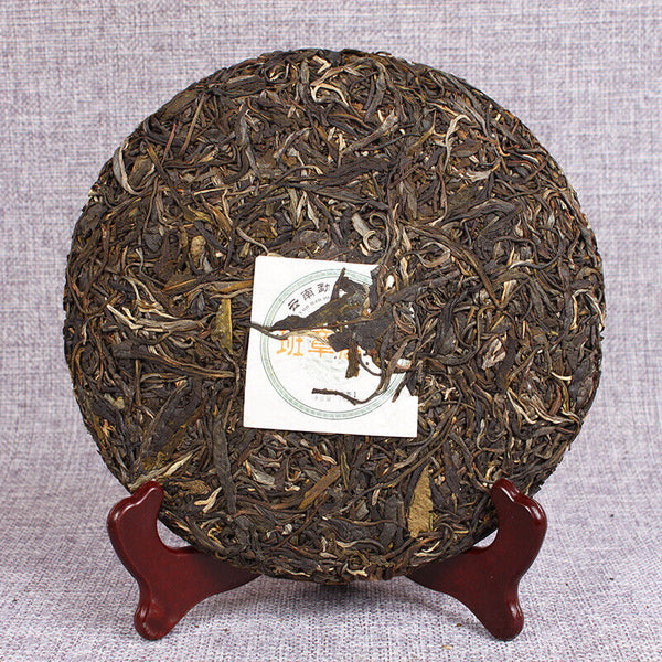 357g Yunnan Pu'er Raw Tea Cake Banzhang Raw Tea Cake Jiao Mu Seven Seeds Cake