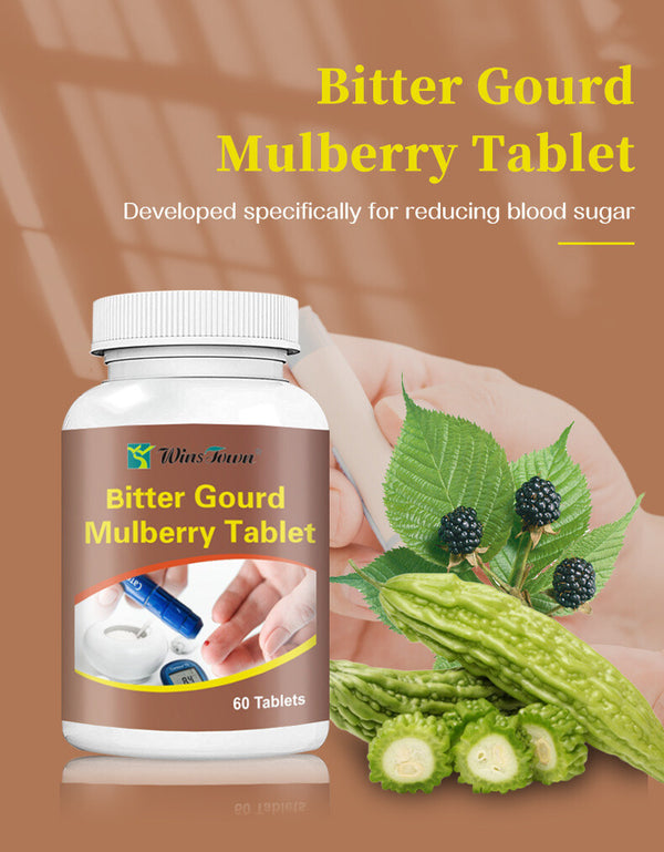Bitter Gourd Mulberry Tablet Diabetic Glucose Support Supplement Blood Sugar
