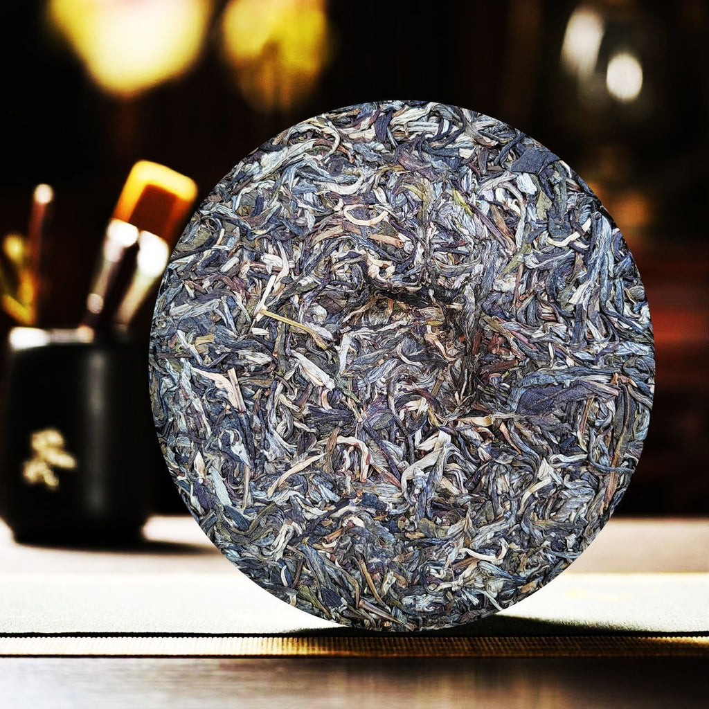 Manzon Raw Tea Pu'er Tea Yunnan Big Leaf Sun Green Maocha 357g Pu'er Tea