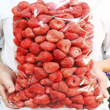 Natürliche gefriergetrocknete Erdbeerstückchen - 500g, knusprig & köstlich