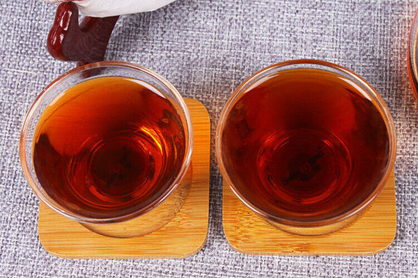 Yunnan Pu'er Ripe Tea 357g Big Golden Bud Ripe Puerh Tea Cake